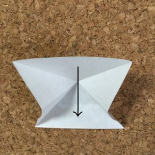 ハートのしおりの折り方5-2